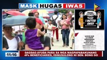 Dagdag-ayuda para sa mga magpapabakunang 4Ps beneficiaries, isinusulong ni Sen. Bong Go
