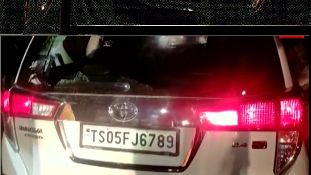 TRS workers throw eggs, stones at BJP leader's convoy in Telangana