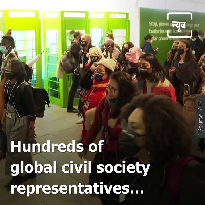 COP26: Protestor Hijacks Mic On Stage Amid Disappointment Over Glasgow Climate Pact