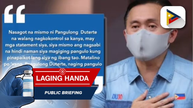 Sec. Lorenzana, pinabulaanan ang ipinahayag ni Ret. Lt. Gen Parlade Jr. tungkol sa pagkontrol ni Sen. Bong Go sa mga desisyon ni Pangulong Duterte