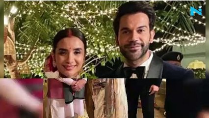 Rajkummar Rao suits up for wedding reception, joins Patralekhaa to meet Haryana CM