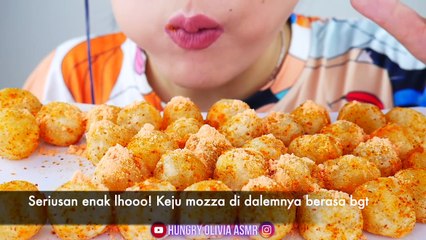 ASMR CIMOL MOZZARELLA KRIUK CHEWY!!! ASMR INDONESIA