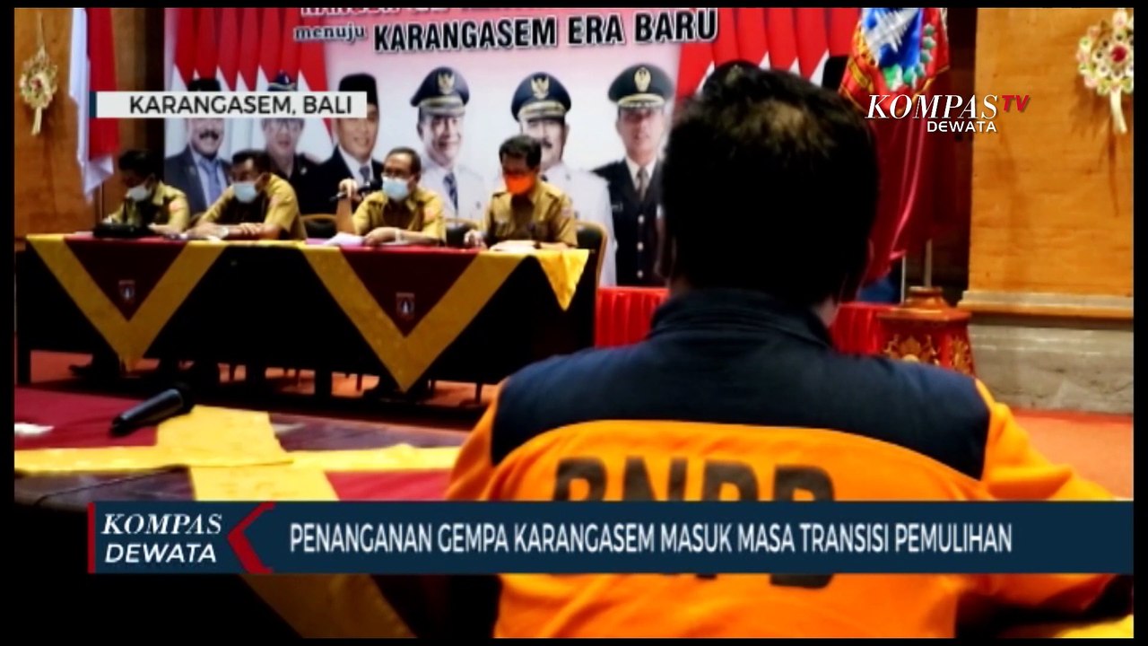 Pemulihan Penanganan Gempa Karangasem