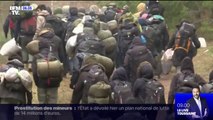 Crise migratoire: Emmanuel Macron et Vladimir Poutine appellent à la désescalade