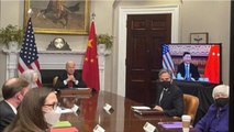 Joe Biden and Xi Jinping hold virtual talks amid rising tensions