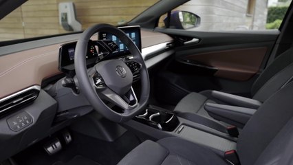 The new VW ID.4 Interior Design in Blue