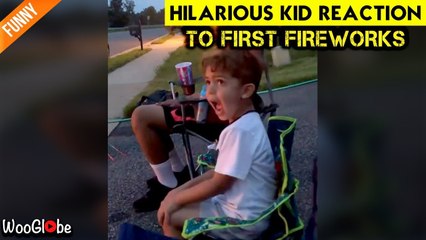 'Firework Fail Leads to Hilarious Reaction from Kid '