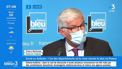 Thierry Devimeux, préfet de l'Ardèche