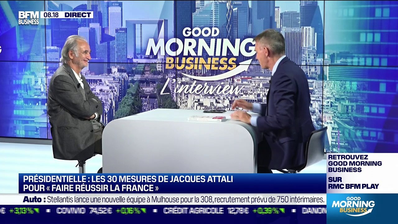Jacques Attali (Ecrivain) : Présidentielle, les 30 mesures de Jacques Attali pour "Faire réussir la France" - 16/11