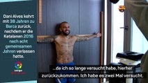 Alves: “Barca-Trikot macht mich zu Superheld”