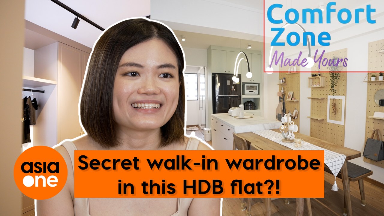 Comfort Zone Made Yours: A HDB flat with a secret walk-in wardrobe
