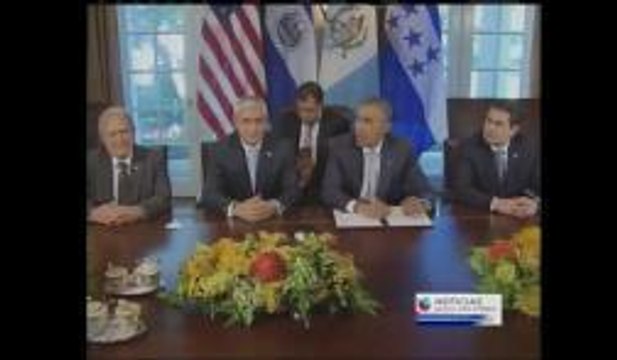 Presidentes Centroamericanos se reúnen con Obama