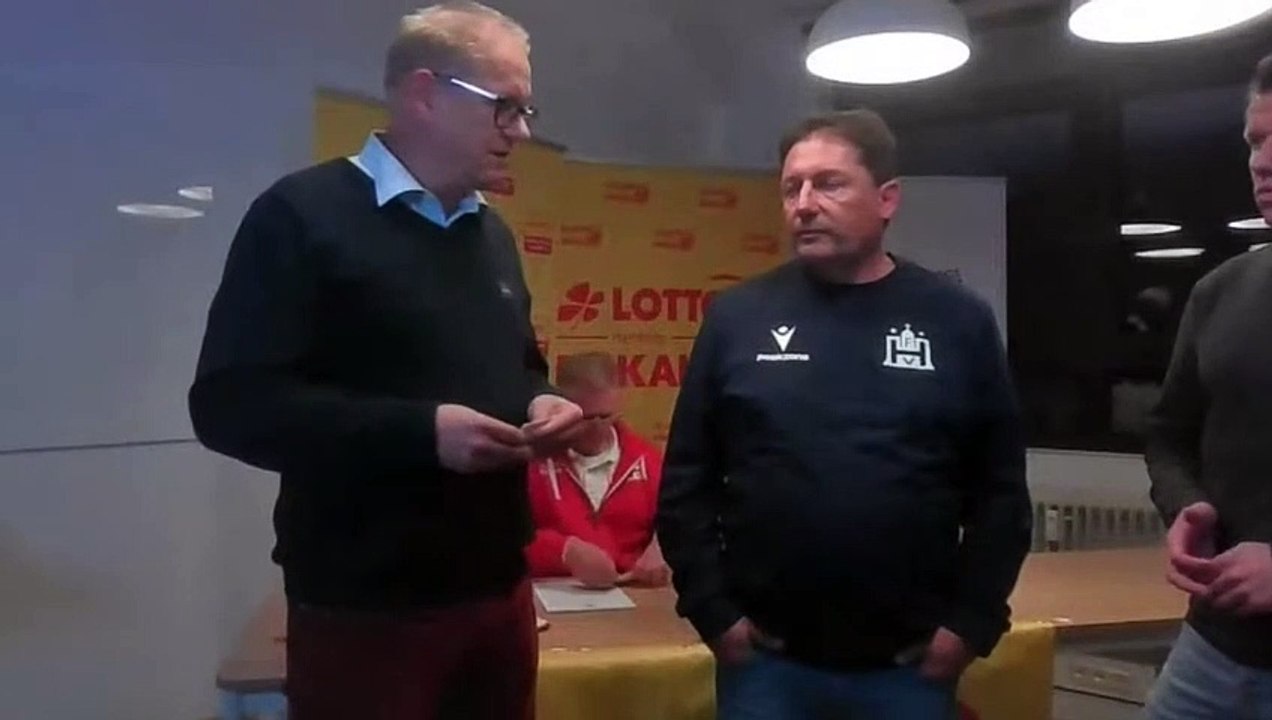 LOTTO-Pokal-Auslosung vom 15.11.2021 - Vorfall