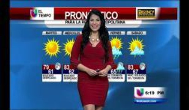 Pronóstico del tiempo extendido para el área metropolitana