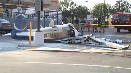 Desplome de avioneta en zona poblada