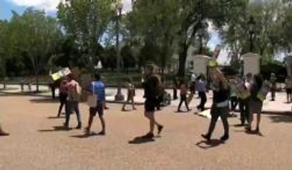 WA: Indocumentados protestan frente a la Casa Blanca