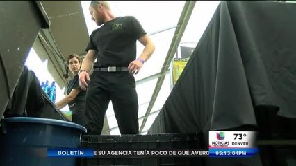 Preparativos del festival ''Sabor''