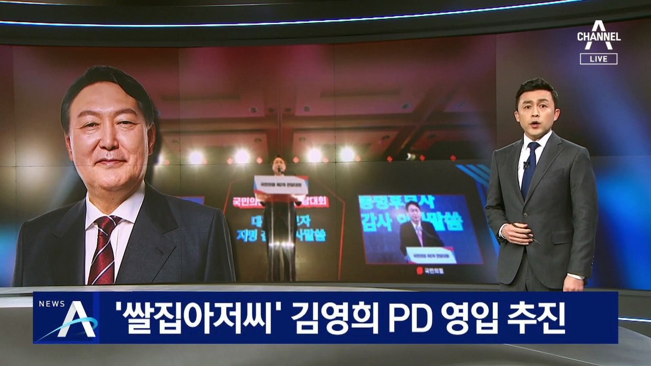 [단독]윤석열, 김영희 전 MBC 부사장 선대위 영입 추진