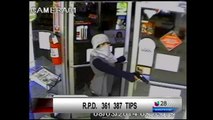 Cámaras de seguridad graban un robo en una tienda