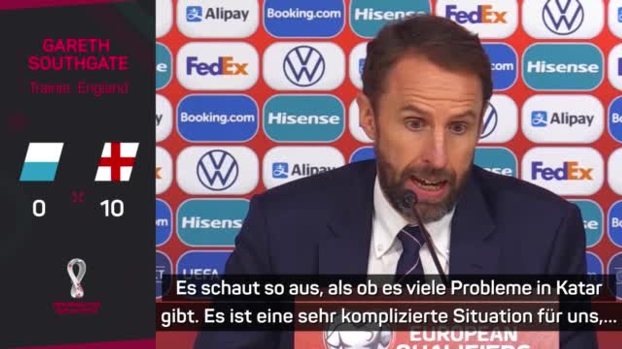 Southgate über Katar: “Es ist sehr kompliziert”