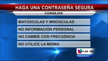 Proteja su identidad cambiando su contraseña
