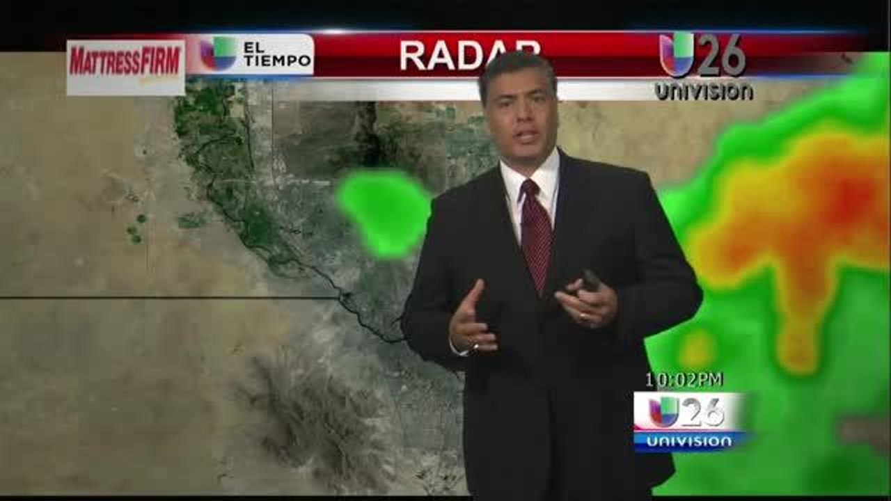 Fuertes lluvias en el Este de El Paso