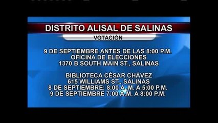 Todo listo para elecciones especiales