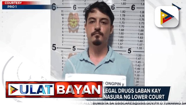Kasong possession of illegal drugs laban kay Julian Ongpin, ibinasura ng Lower Court; PNP Chief Carlos, ipinag-utos na muling rebyuhin ang kaso