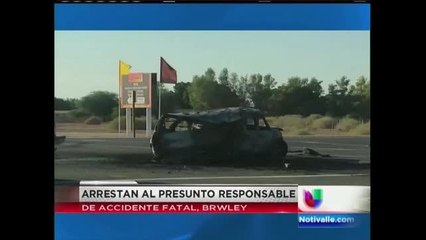 Fatal accidente en Brawley