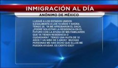 Tiene DACA y quiere saber si puede solicitar la ciudadanía a través de familiares