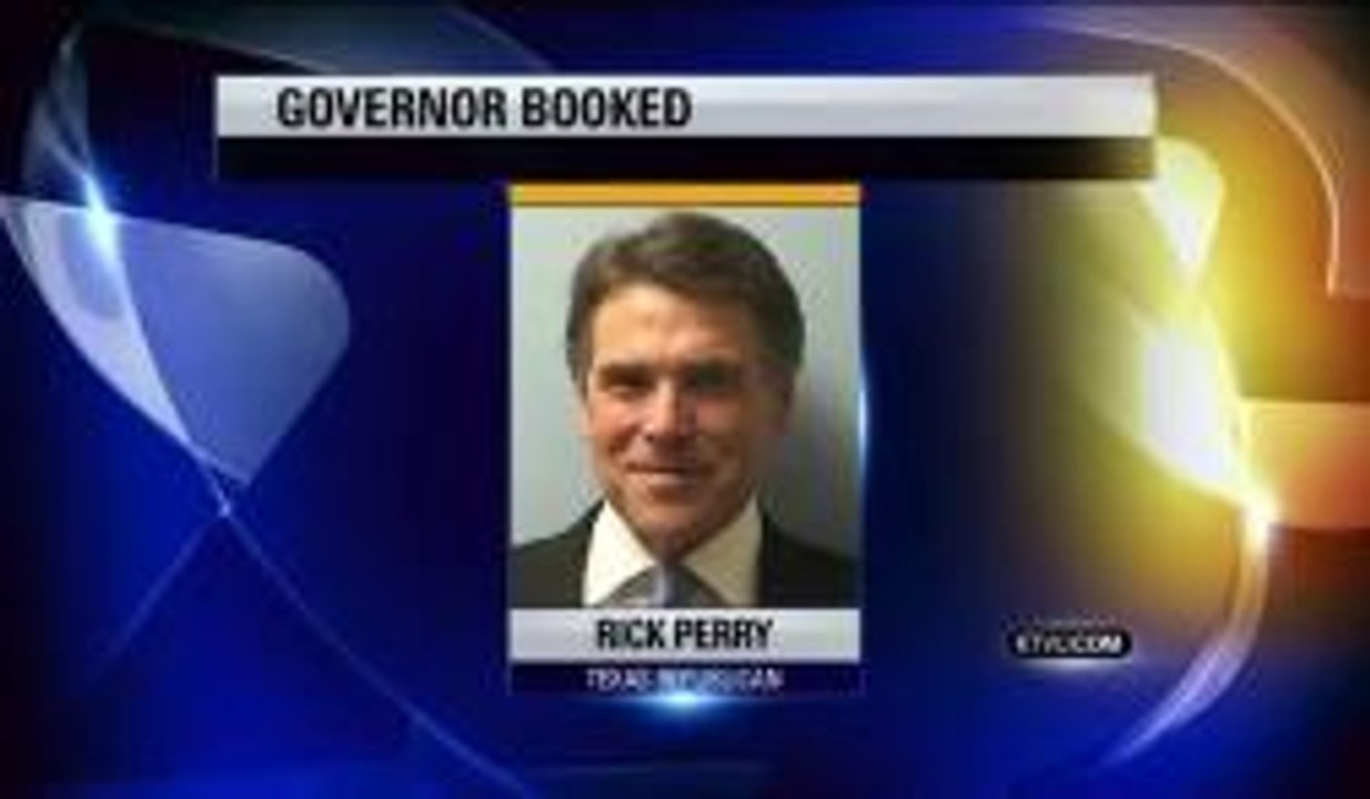 Governor Rick Perry Officially Booked Today