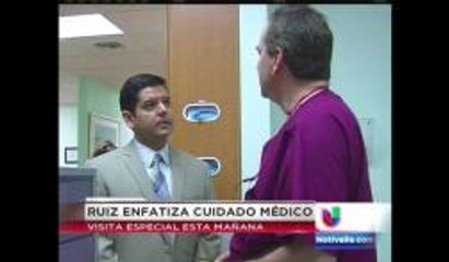 El Dr. Ruiz hace importante visita en un centro que ofrece servicios dentales