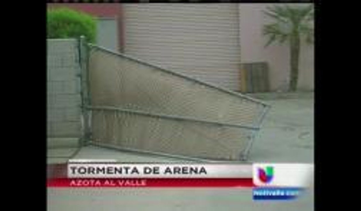 Tormenta de arena en Coachella
