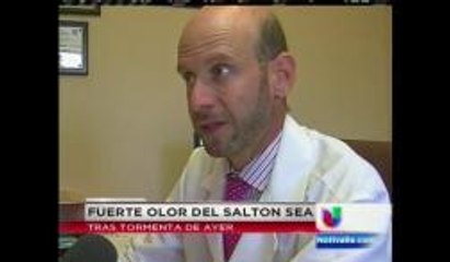 Olor desagradable tras la tormenta en el Valle de Coachella