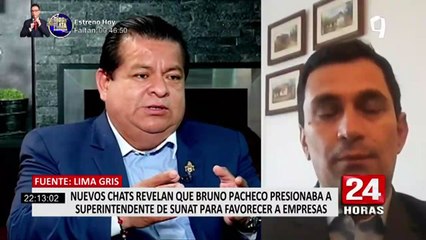 Nuevos chats revelan que Bruno Pachecho presionaba al Superintendente de la Sunat