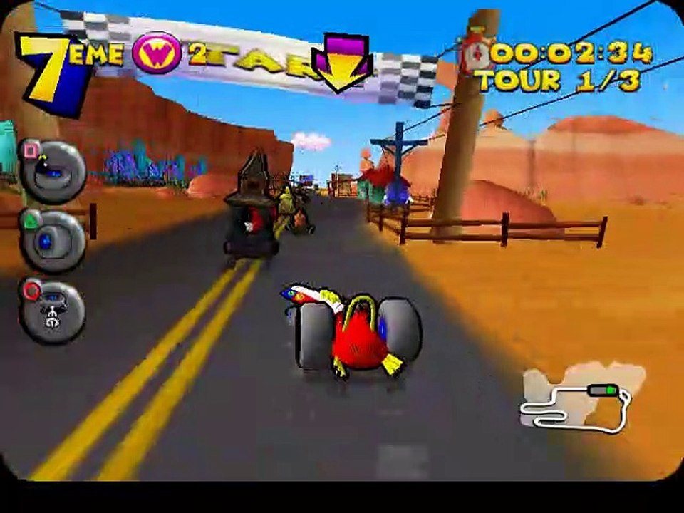 Les Fous du Volant : Satanas et Diabolo online multiplayer - ps2