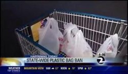 Statewide Plastic Bag Ban Expected Today