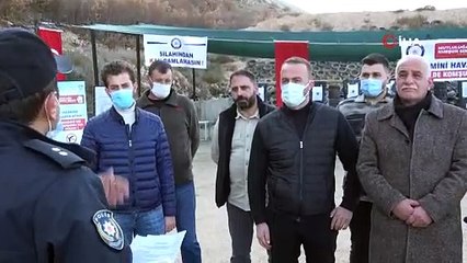 Mermiyi havaya değil poligonda attılar