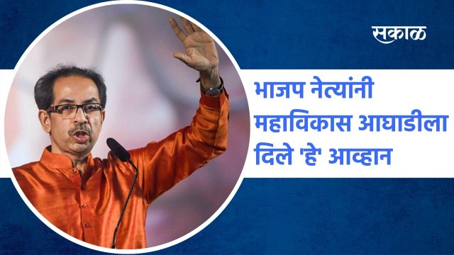 Mumbai: भाजप नेत्यांनी महाविकास आघाडीला दिले 'हे' आव्हान