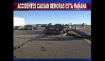 Accidentes causan demoras en el tránsito en Reno