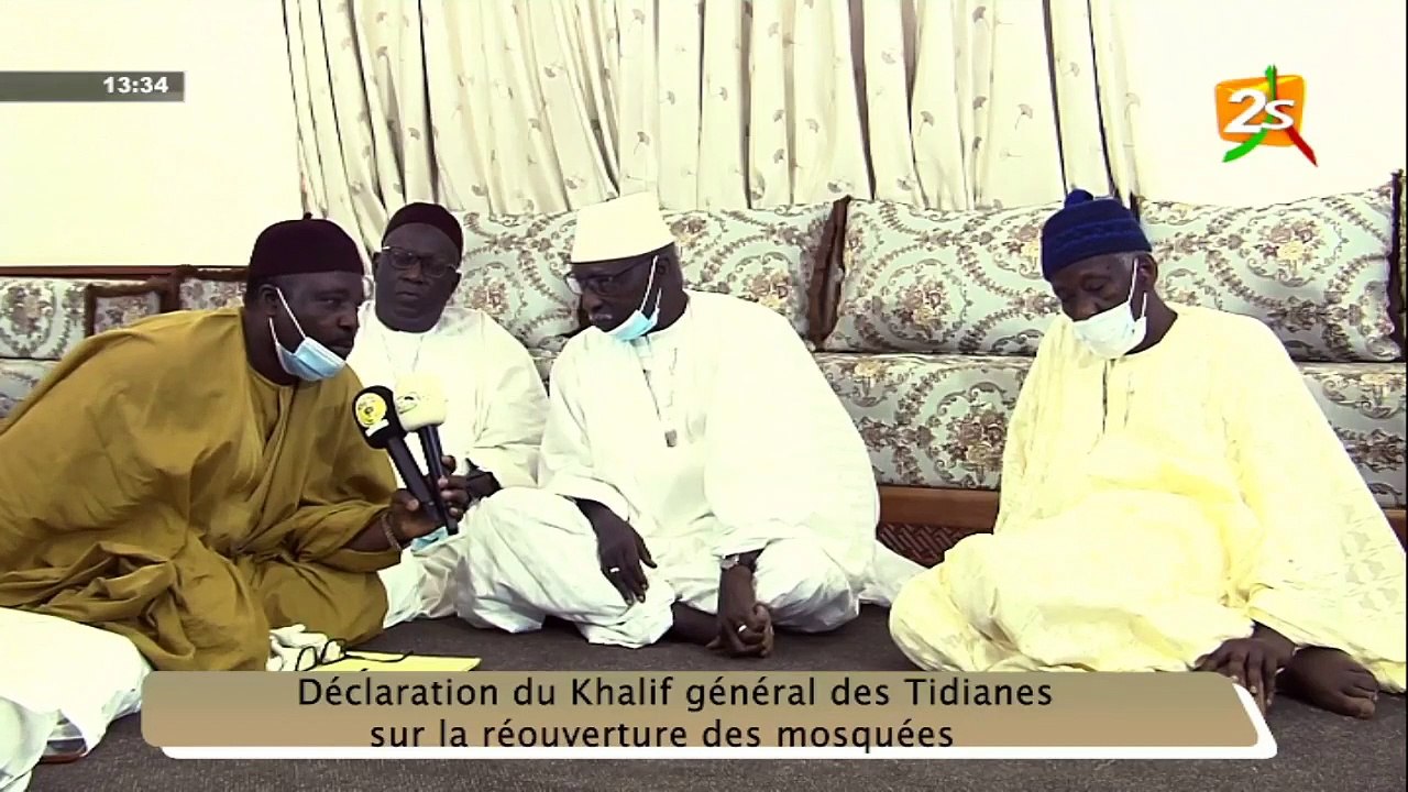 DÉCLARATION DU KHALIFE GÉNÉRAL DES TIDIANES DUR LA RÉOUVERTURE DES MOSQUÉES