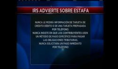EL IRS advierte de estafas telefónicas a contribuyentes