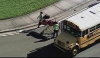 Accidente de dos  autobuses escolares