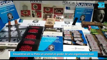 Encuentran en La Plata un arsenal en poder de una organización nazi