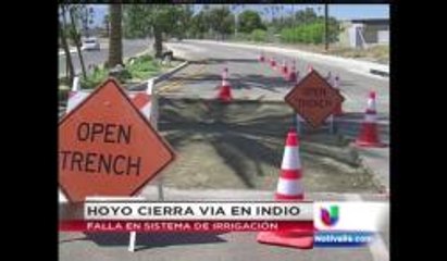Cierran la Avenida 42 por obras de reparación