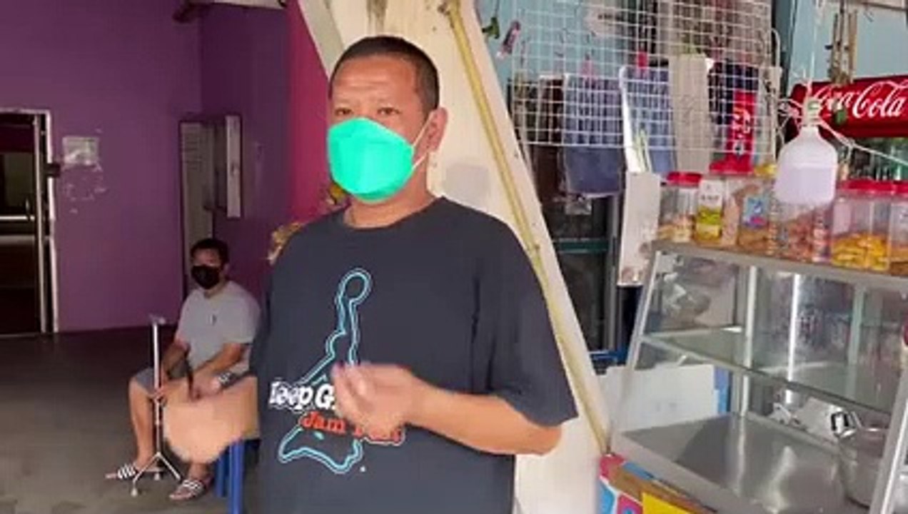 อาสากู้ภัยตะลุมบอน รปภ. ดูแลตึก ย่านอำเภอบางเสาธง