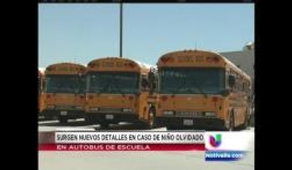 Surgen nuevo detalles en el caso del niño olvidado en el bus