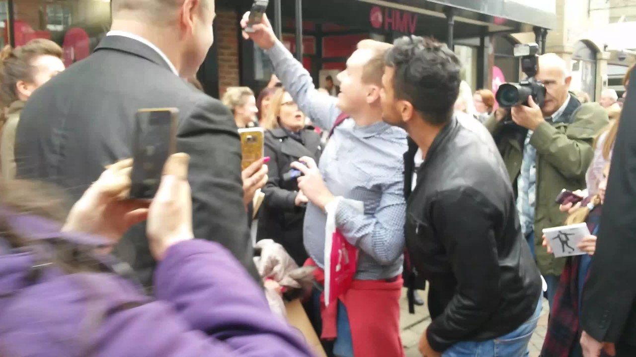 Peter Andre in Canterbury