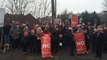 Hundreds protest against Lower Thames Crossing Option C in Higham
