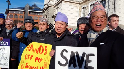 Protests against cuts to council budgets